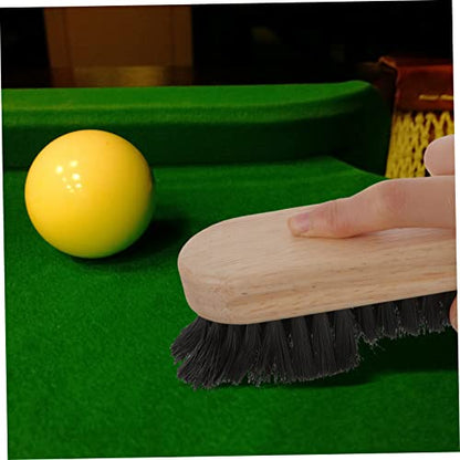 Mipcase 2pcs Billiards Table Brush Set Pool Table Cleaner Rail Edge Brush Multi-use for Club