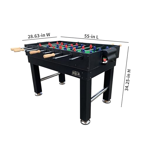 KICK Pentacle 55" 5-in-1 Multi Game Table – Foosball, Billiards/Pool, Push Hockey, Shuffleboard & Bowling - color: Black
