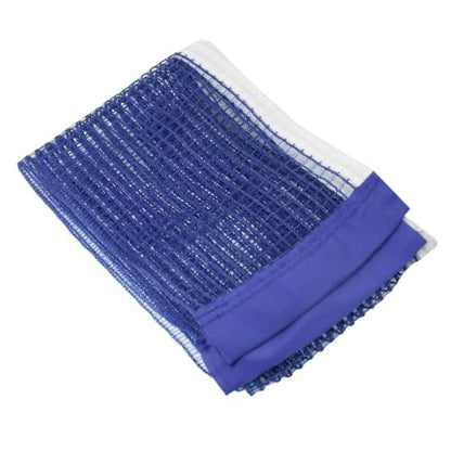 uxcell Nylon Table Tennis Replacement Net w Pull String 170 x 14.5cm Dark Blue
