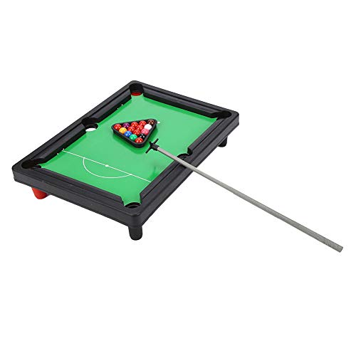 Mini Pool Table, Compact and Portable Tabletop Billiards Game with Cue Sticks for Kids, Family Game Nights, Birthday Parties, and Home Entertainment