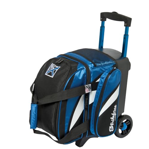 KR Strikeforce Cruiser Single Bowling Ball, Shoe and Accessory Roller Bowling Bag - color: Royal/White/Black