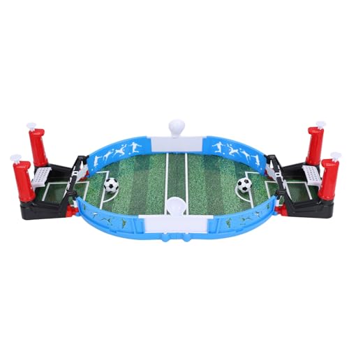 Mini Foosball Table, Double Player Battle Tabletop Football Game, Desktop Soccer Game with 2 Balls 2 Toy Tray 8 Accessories for Adults Kids Family Room