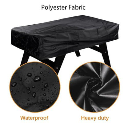 Foosball Table Cover for Garlando C-500 Soccer Table Shield Waterproof Dustproof Resistant Easy Clean Foosball Cover,420D - size: 420D