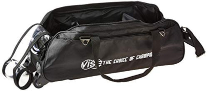 Vise Three Ball Tote Roller Bowling Bag - color: Black