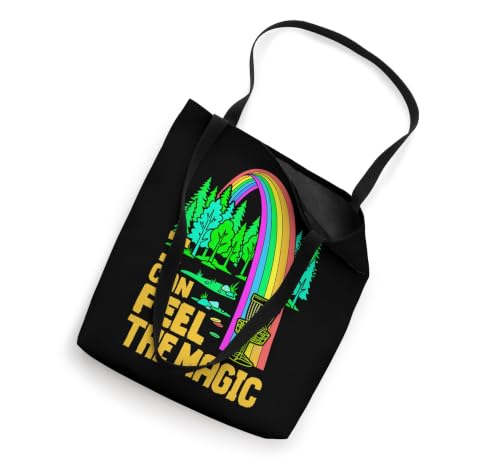 Disc Golf Player Funny Rainbow Ace I Can Feel The Magic Tote Bag