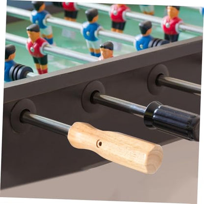 Sturdy Foosball Handle Grip Ergonomic Nonslip Replacement Part for Easy Installation and Enhanced - color: Light Yellow