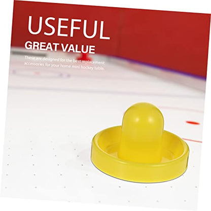 POPETPOP Air Hockey Table Game Set Pucks and Paddles 1 Set of Mini Air Hockey Accessories Fun Family Recreation for Boys and Girls and Adults