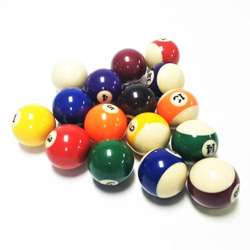 Replacement Billiards Ball, 2-1/4" Regulation Size, Object Balls with Cue Ball & Billiard #8 Ball, Standard Billiards Ball Accessories - color: 9