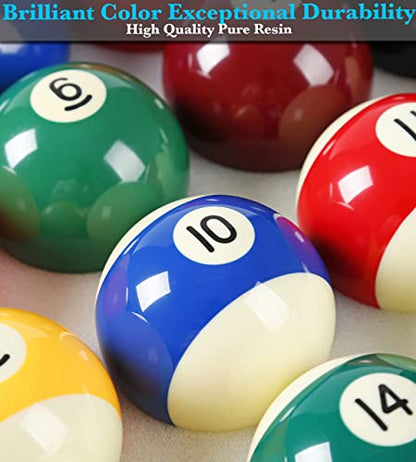 JAPER BEES Billiard Ball/Pool Ball Set Complete 16balls 2-1/4" Regulation Size&Weight Resin Ball - style: PRO Premium