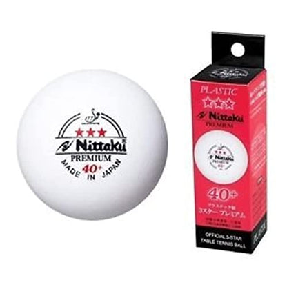 NITTAKU 3-Star Premium Table Tennis Balls - style: 3 Balls