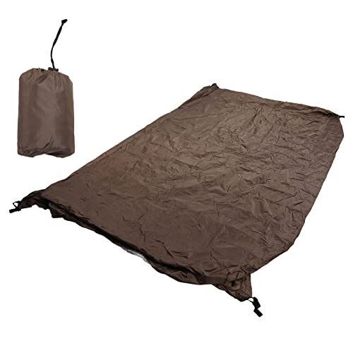 Pong Table Cover Premium Heavy Duty Waterproof Cover,Premium Waterproof Outdoor Pong Table Cover - Silver Coated Table Tennis Cover for Courtyards and Patios - color: Coffee