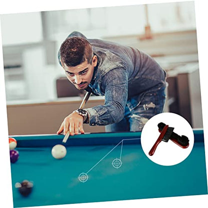 Abaodam Billiard Table Rail Brush Set Sturdy Pool Table Cleaning Brush Sturdy Bristles for Easy Maintenance