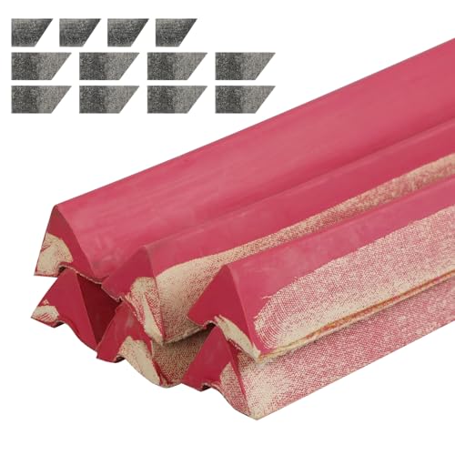 K66 42'' 8ft Pool Table Bumper Replacement Kit Set of 6, Premium Rubber Rail Cushions with Cushion Facings, DIY for Home & Club Billiard Tables