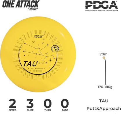 PDGA Approved Disc Golf Set - 6 PCS 155-178g Discs | 2 Putters, 2 Midrange, 2 Drivers | Accessories Include Mini Marker | Beginner Set for Outdoor Backyard