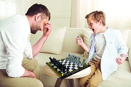 Lexibook Harry Potter® Electronic Chess Game with Tactile Keyboard and Light and Sound Effects, 32 Pieces, 64 Levels of Difficulty, Family Board Game, CG3000HP - style: CG3000HP