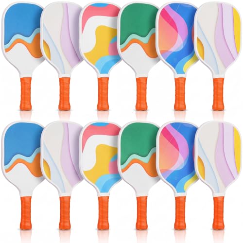 Wood Paddleball Racket Set PE Equipment for Elementary School Paddle Ball Racket with Non Slip Grip Physical Education Class Equipment for Men Women - size: Abstract