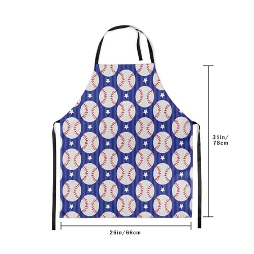 Manfei Volleyball Kids Kitchen Apron - color: Red White