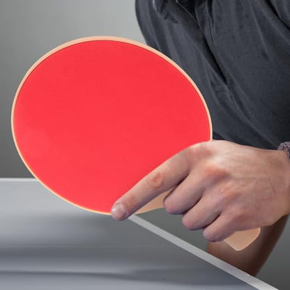 CHILDWEET Outdoor Table Tennis Set with Ergonomic Plastic Bats and Elastic Pong Balls Racket Paddle Kit for Recreational Play Comfortable Grip Design for Indoor and Outdoor Use