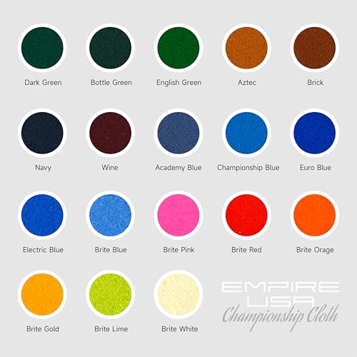 Championship - Invitational Felt w/Teflon - 7/8/9ft - color: Basic Green, size: 8ft