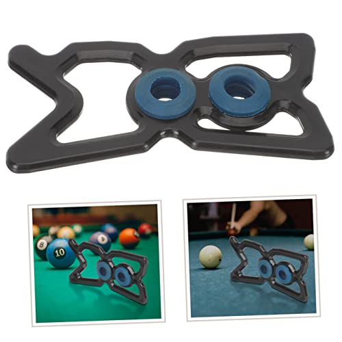 LIOOBO Portable Pool Cue Holder Rack with Bridge Head for Nine Ball Snooker Billiards Stable and Pole Rack for Accurate Shots Professional Portable Design for Easy Transport