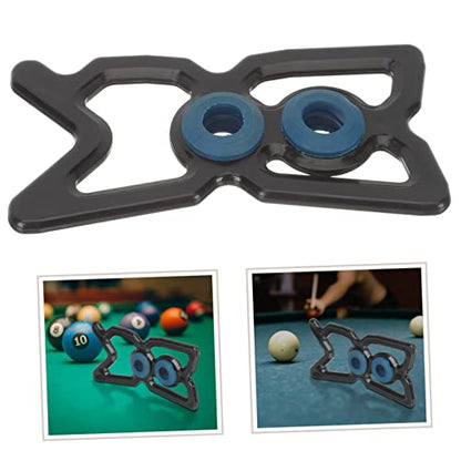 LIOOBO Portable Pool Cue Holder Rack with Bridge Head for Nine Ball Snooker Billiards Stable and Pole Rack for Accurate Shots Professional Portable Design for Easy Transport