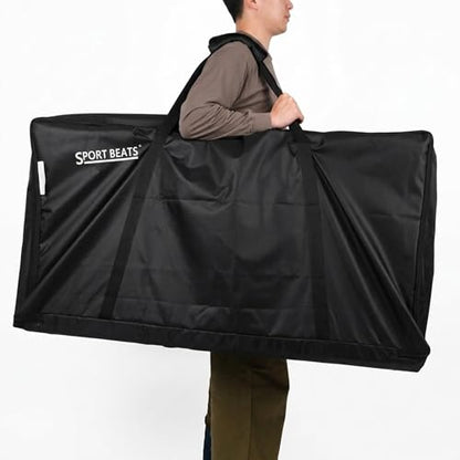 SPORT BEATS Cornhole Carrying Case for Two Regulation 4x2' Boards | 48.5x24.5x9" , Luggage Grade Zipper, Padded Shoulder Strap, 600D Oxford, Heavy-Duty