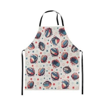 Manfei Volleyball Kids Kitchen Apron - color: Red Blue