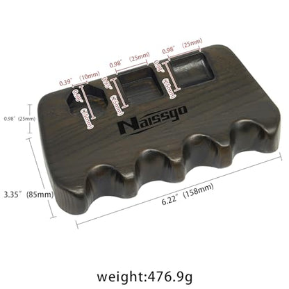 Cue Rest Cue Stick Holder Pool Cue Holder - style: Wood-4 Holes Brown