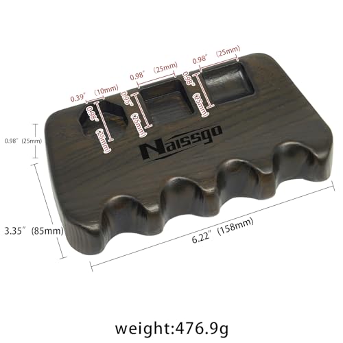 Cue Rest Cue Stick Holder Pool Cue Holder - style: Wood-4 Holes Brown