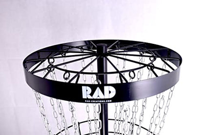 RAD Birdie Lite 24-Chain Disc Golf Basket - color: Black