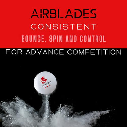 3 Star Ping Pong Balls | High Performance, Table Tennis Balls for Tournament Play & Training | Advanced ABS Plastic | Regulation Standard Ping Pong Balls - style: 5 Pack
