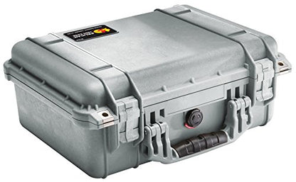 Pelican 1450 Case With Foam (Silver) - color: Silver, style: With Foam