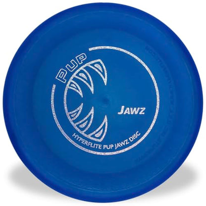 Hyperflite Pup Jawz Puncture Resistant Dog Flying Disc, Small Dogs | Puncture Resistant, Competition Approved | 7-inch, 90g | Small Dogs | Blue - color: blue