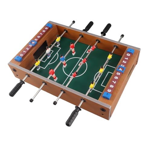 Focket Foosball Table, Thickened Tube Walls for Durability Tabletop Foosball Game, Indoor Soccer Game with 2 Balls for Home Office Room Party