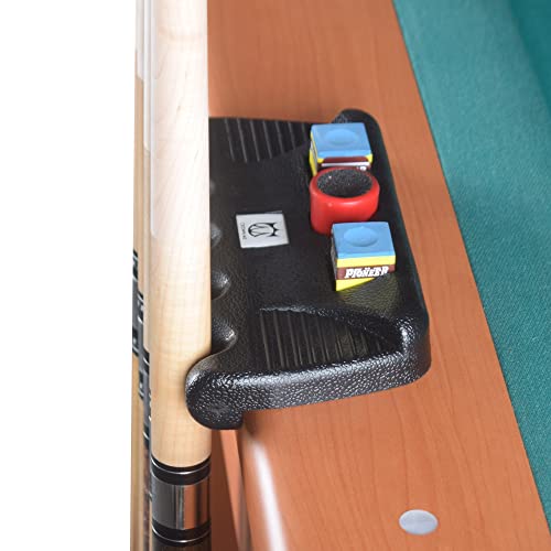 CROWN ME Cue Hoder, Cue Rest Cue Stick Holder, Portable Weighted Billiard Cue Rack with Chalk Holder, Pool Cue Holder, 5 Holes - style: 5 Holes