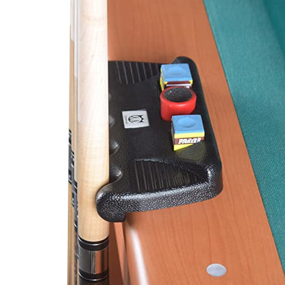 CROWN ME Cue Hoder, Cue Rest Cue Stick Holder, Portable Weighted Billiard Cue Rack with Chalk Holder, Pool Cue Holder, 5 Holes - style: 5 Holes