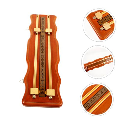 Snooker Billiard Scoreboard Portable Scorekeeper for Game Night Elegant Density Board Metal Construction