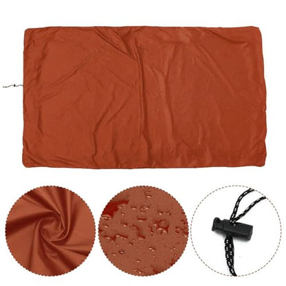 Billiards Table Dust Cover Furniture Waterproof Black Cloth Protective(Chocolate,285 * 158 * 20cm) - color: Chocolate, size: 285*158*20cm