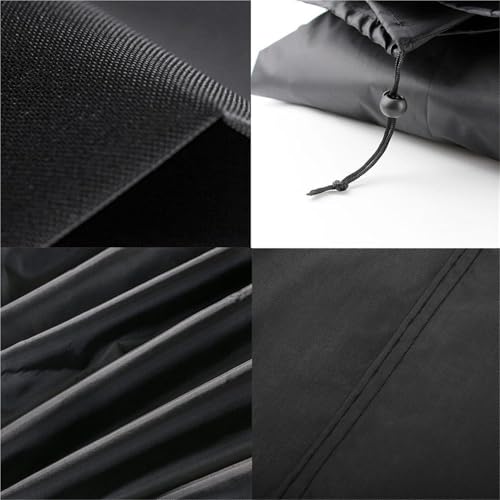 Ping Pong Table Cover Waterproof Folding Black Choth Furniture Protection for Household - color: 170x70x190