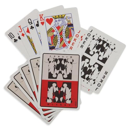 Disney Store Dolls & Games Mickey Mouse Deluxe Game Set - Includes Disney Chess Set, Checkers Pieces, Backgammon Board, Playing Cards, Poker Chips, Dice & Shaker Cup in Self-Contained Wooden Box