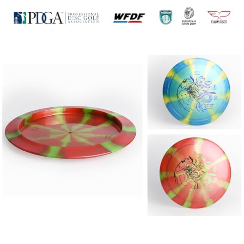 Yikun PDGA Disc Golf Distance Driver 165-176g Glaze Line FUXI Perfect for Outdoor Games and Competition