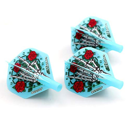 CUESOUL TERO AK4 Dart Flight Standard Shape/Shield Shape/Diamond Shape - color: Standard Shape-Blue Jazzmatal