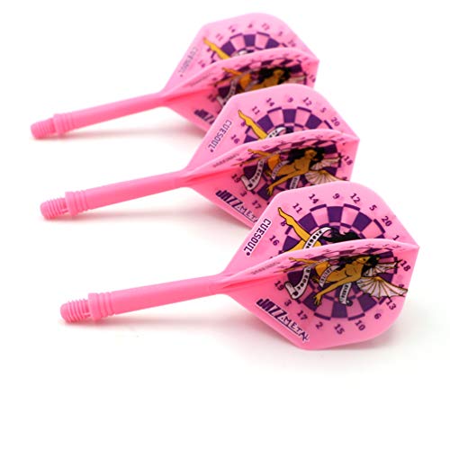 CUESOUL Jazz-Metal ROST Integrated Dart Shaft and Flights Standard Shape,Set of 3 pcs - color: CS-JMAK56XBFN