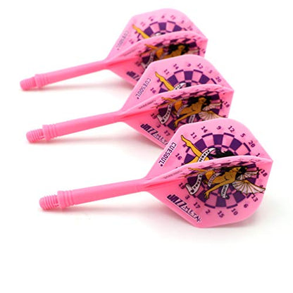 CUESOUL Jazz-Metal ROST Integrated Dart Shaft and Flights Standard Shape,Set of 3 pcs - color: CS-JMAK56XBFN