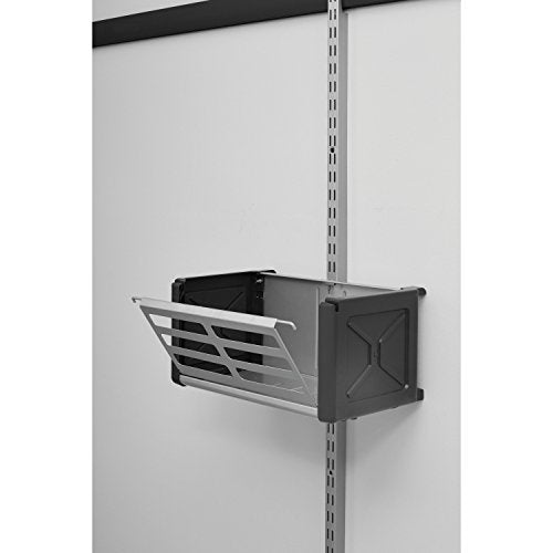 Rubbermaid FastTrack Rail Access Bin Garage Organization Bin for Sports Equipment/Gardening Supplies/Shed/Home/Garage/Item Storage - style: Storage Bin