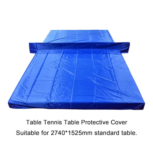 Waterproof Table Tennis Cover Indoor Universal Heavy Duty 274x152.5cm (108x60 in) Ping Pong Table Cover Fits Folding and Flat Tables