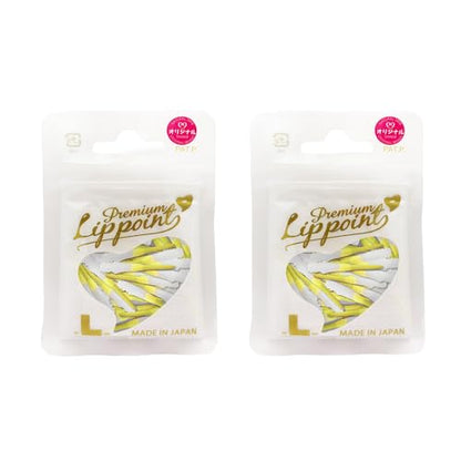 L-style Premium Lippoint - Soft Tip Dart Points - Regular Length - color: Lemon 2-Tone