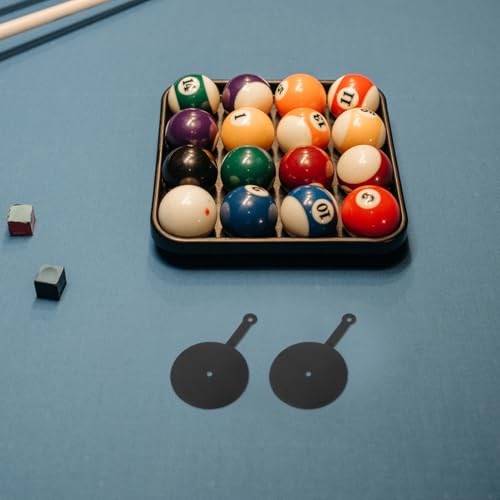 PRETYZOOM 2pcs Billiard Aim Trainer Dots Pool Cue Spot Markers for Skill Improvement and Aiming Aid, Plastic Material, Suitable for Daily Practice and Competitive Play