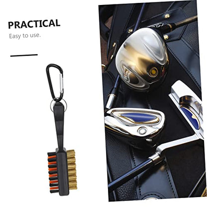 balacoo Double-Sided Golf Club Cleaner Brush with Wire and Bristles Lightweight and Portable Golfing Tool for Efficient Groove Cleaning and Easy Carrying