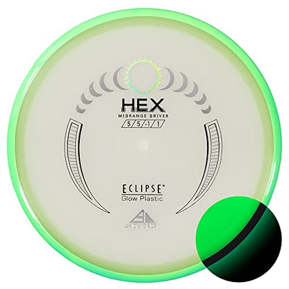 Axiom Discs Eclipse Glow 2.0 Hex Disc Golf Midrange (Colors May Vary)